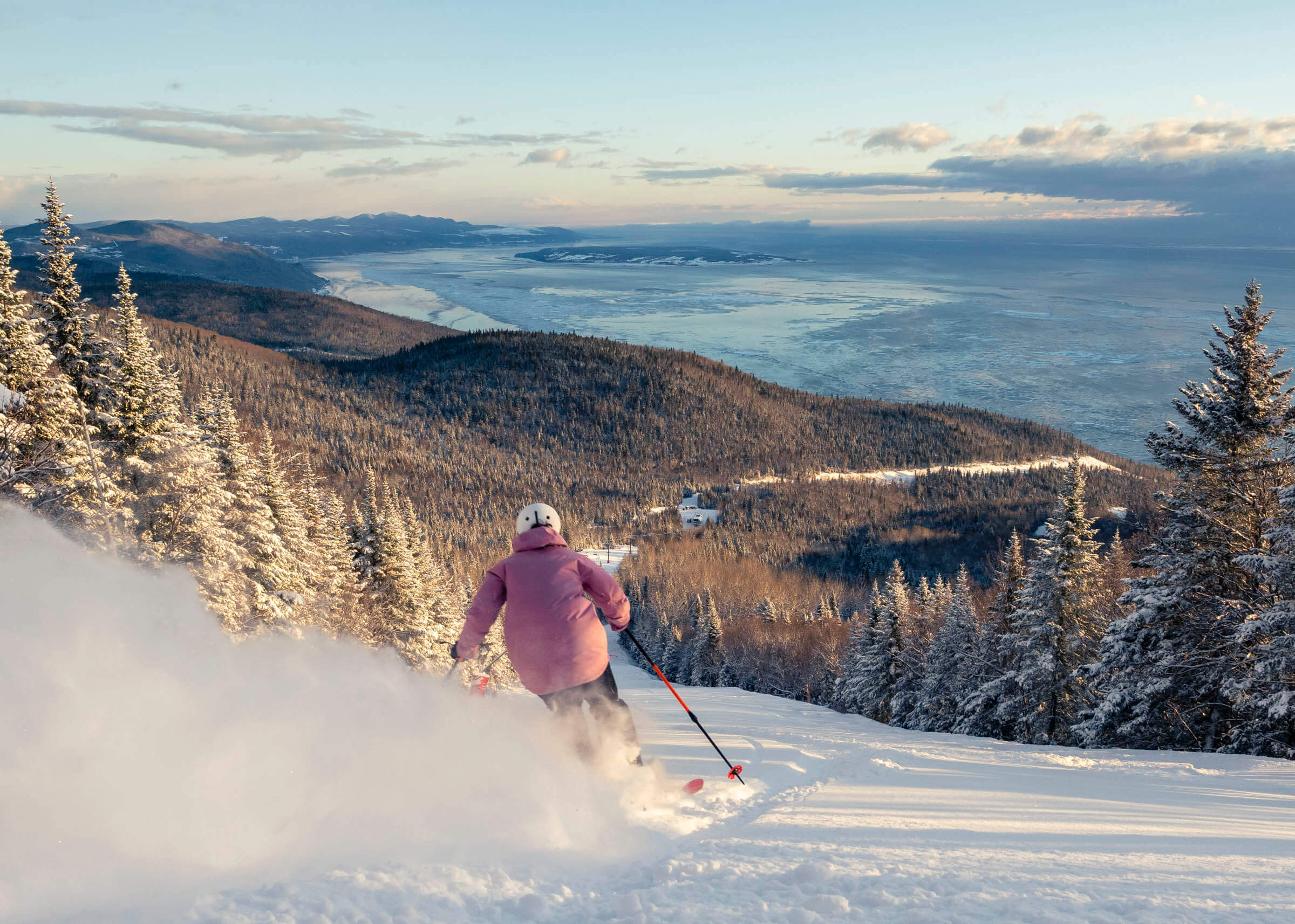 Massif de Charlevoix, Station de ski